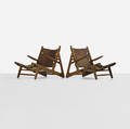 Brge Mogensen   Hunting chairs pair
