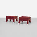 Elizabeth Garouste and Mattia Bonetti   Mars ottomans pair