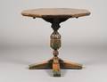 ELIZABETHAN STYLE WALNUT OCCASIONAL TABLE