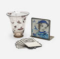 Wiener Werksttte   vase and ephemera