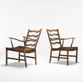 Ole Wanscher   armchairs pair