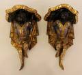 A Pair of Blackamoor Wall Brackets