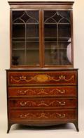 Early 19th C English Inlaid Secretary