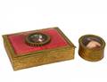 TWO BRASS BOXES