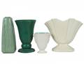 GROUP OF FOUR ASSORTED POTTERY VASES