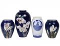 GROUP OF FOUR ROYAL COPENHAGEN PORCELAIN VASES