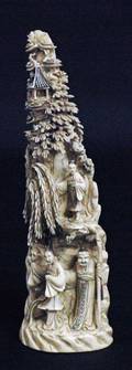 324 CARVED IVORY MOUNTAIN