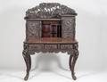 CARVED WOOD DESK