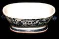 56 19C Blue  White Porcelain Bowl Canton