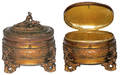 115 19th Century Victorian Gilt Metal Covered Box