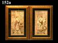 152A Pair of German Painted BasRelief Plaques