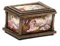 221 Limoges or Viennese Enamel  Bronze Box