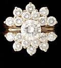 99 Mayors 14K Gold  Diamond Engagement Set