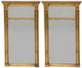 207 Pair of Antique Sheraton Style Mirrors