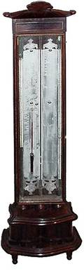 265 Mid 18th Century Dutch Inlaid Mahogany Barometer