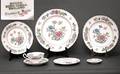 161 80pc Spode Dinner Service Famille Rose