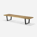 George Nelson  Associates   Slat bench model 4692