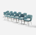 Eero Saarinen   dining chairs set of ten