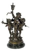 346 Contemporary Gregoire Bronze Lamp Sculpture