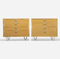 George Nelson  Associates   cabinets model 4606 pair