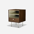 George Nelson  Associates   Thin Edge nightstand model 5207