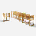 Richard Meier   armchairs set of eight