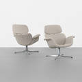 Pierre Paulin   Tulip lounge chairs pair