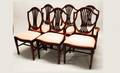 223 Set of Six George III Style Shield Back Mahogany D
