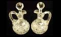 284 Pair of Brilliant Cut Glass Stoppered Cruets