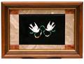 359 Pietra Dura Plaque Peace Doves