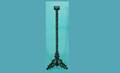 279 Painted Iron Reticulated Candle Torchre Lamp with