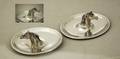218 PAIR OF EDWARD VIII STERLING SILVER DISHES