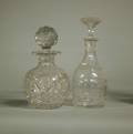 215 TWO CUT GLASS SCENT BOTTLES