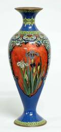 1233 CLOISONNE ENAMEL VASE