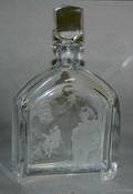 1232 ORREFORS ETCHED CRYSTAL DECANTER