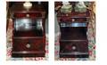 336 1940s Mahogany Pair Vintage Night Stands