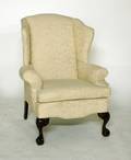 258 GEORGE III STYLE WING CHAIR