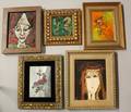 1333 5 assorted oil paintings 6080