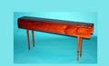 341 Country DropLeaf Pine Table with tapered legs and