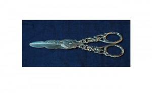 1445 Sterling 900 Silver Shears measuring 6  inches l
