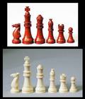 133 CARVED IVORY STAUNTON STYLE PLAYING SET