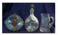 1460 Three 3 Piece Lot Victorian PinchStyle Glass