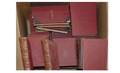 457 54 Leather and Cloth Bound Books Including 6