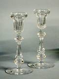 37 PAIR OF WATERFORD CRYSTAL CANDLESTICKS
