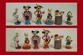 37 AMERICAN HAND PAINTED METAL DISNEY FIGURAL SET