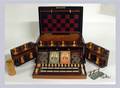 100 ENGLISH REGENCY COROMANDEL WOOD GAME COMPENDIUM