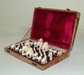 95 INDIAN CARVED IVORY FIGURAL SET