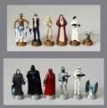 3 GERMAN MOLDED PLASTIC STAR WARS FIGURAL SET