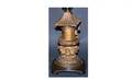 1020 Metal Table Lamp in Oriental Style with Eight St