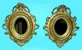 1047 Pair of Antique Gilt Gesso FrenchStyle Pierced C